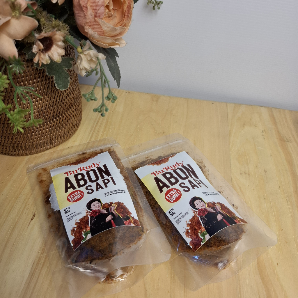 Abon Ayam dan Sapi Bu Rudy Surabaya kemasan 50 grm - Gambar 3
