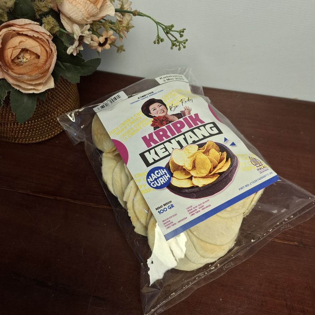 Keripik Kentang Bu Rudy kemasan 100gr Renyah dan Gurih - Gambar 3