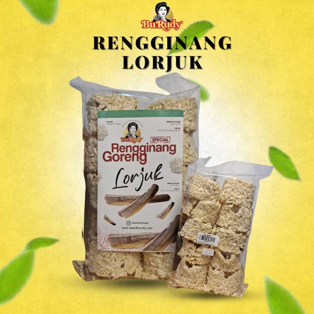 Rengginang Bu Rudy 10bj khas oleh oleh surabaya