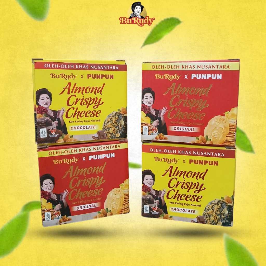 Almond Crispy Bu Rudy Kemasan 75 Gram