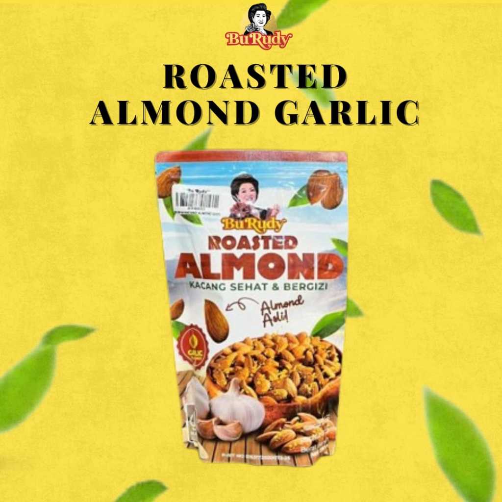 New Roasted Almond Garlic Flavoured Bu Rudy 150gr