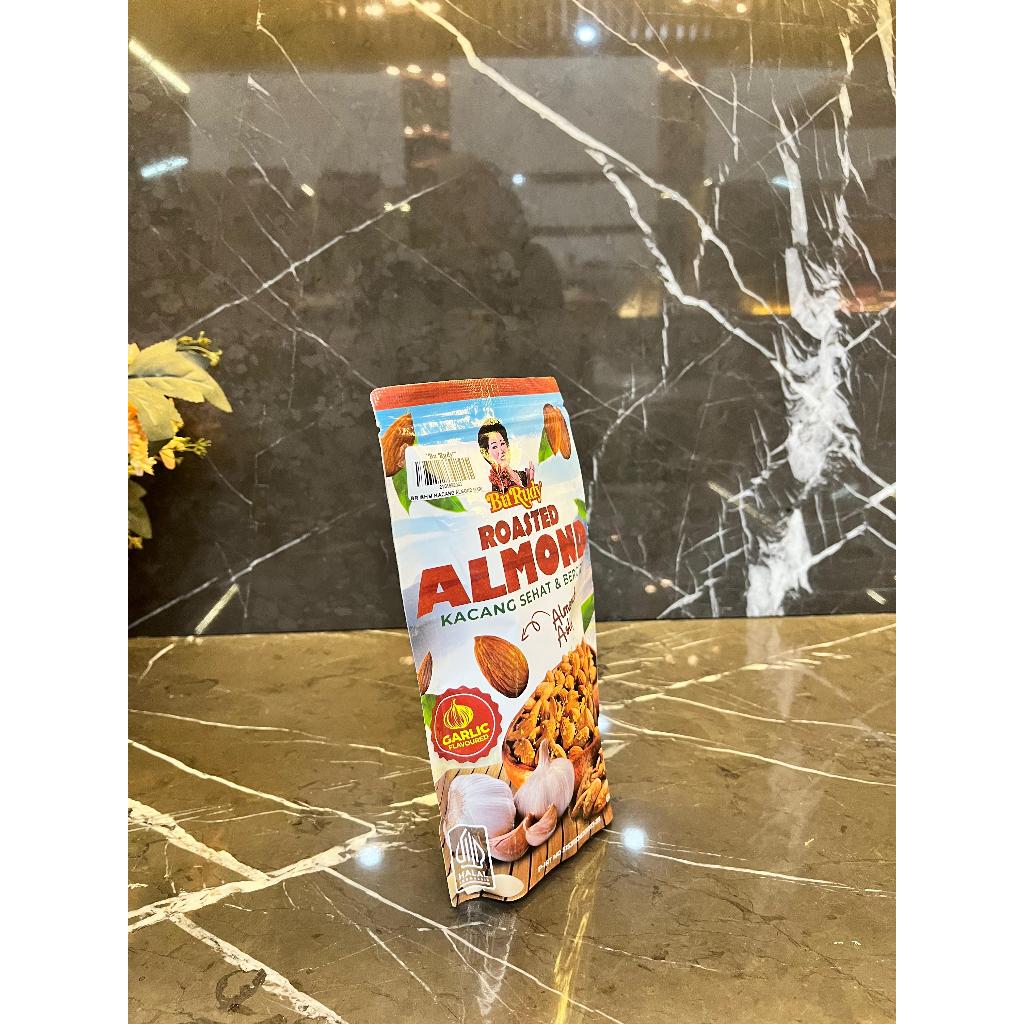 New Roasted Almond Garlic Flavoured Bu Rudy 150gr - Gambar 3