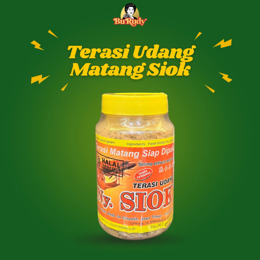 Terasi Udang Ny. Siok Matang / Terasi Matang Siap Pakai – Bumbu Masakan Khas Indonesia